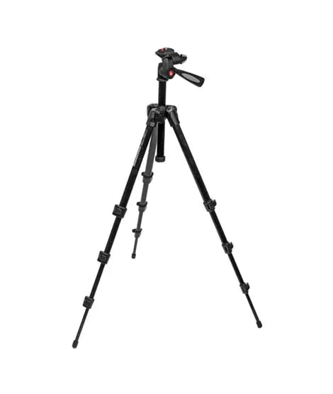 Manfrotto Photo Movie Aluminum Tripod Kit Black (MK393-HM)