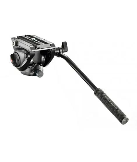 Manfrotto Fluid Video Head With Flat Base Black (MVH500AH)