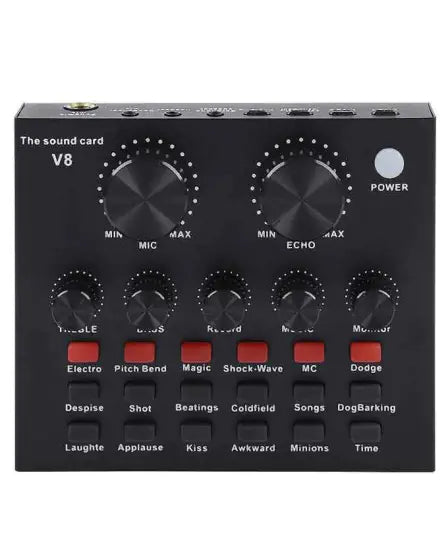 Muzamil Store V8 Live Broadcast Sound Card