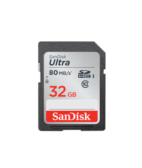 SanDisk 32GB Ultra UHS-I SDHC Memory Card (SDSDUNC-032G-GN6IN)