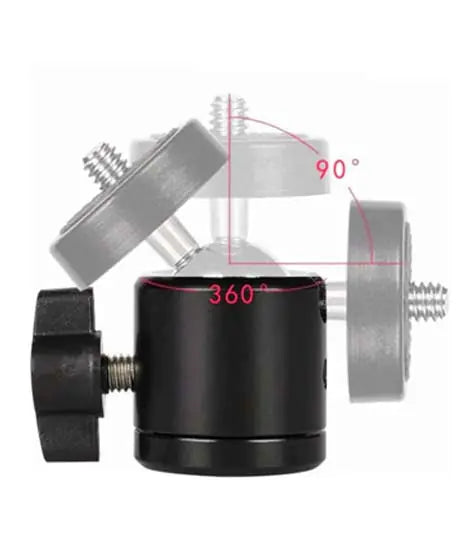 Ferozi Traders Tripod Mount Ball Head Black